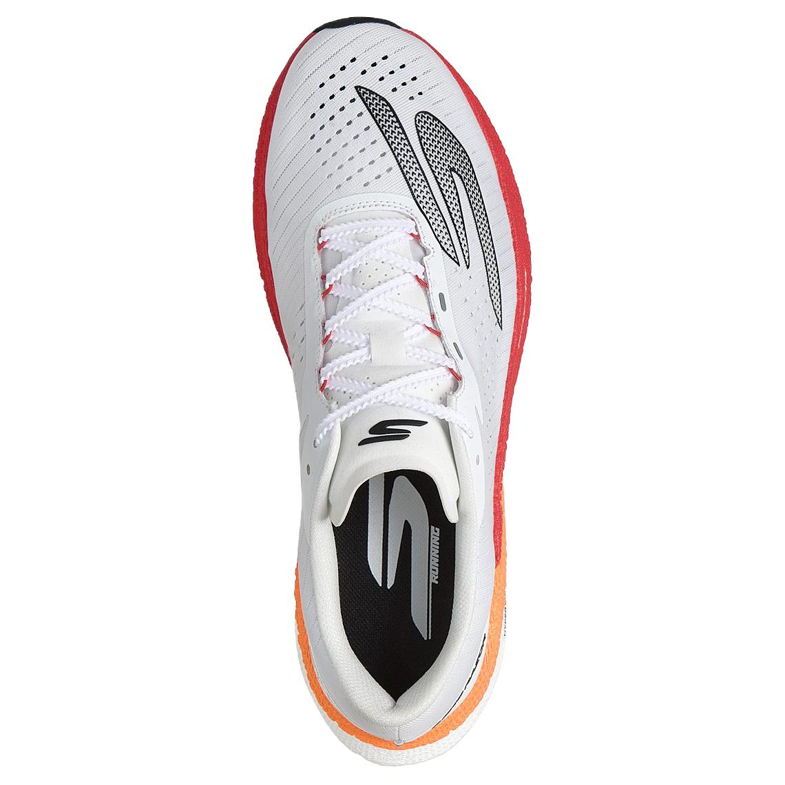 Skechers Кроссовки для бега AERO RAZOR мужские белые оранжевые красные — фото 4
