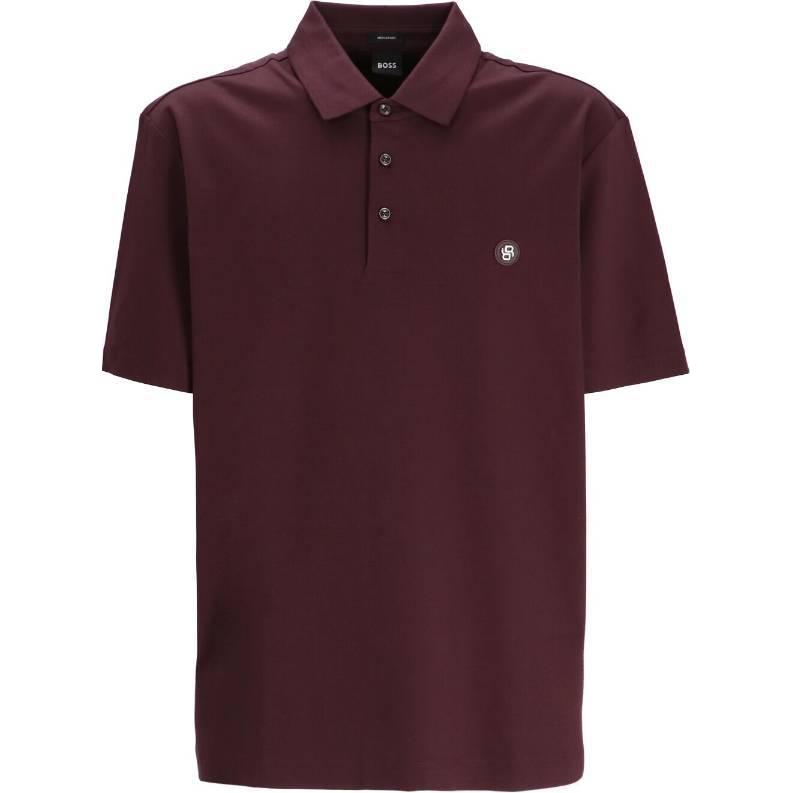 

Рубашка-поло с логотипом HUGO BOSS, Burgundy