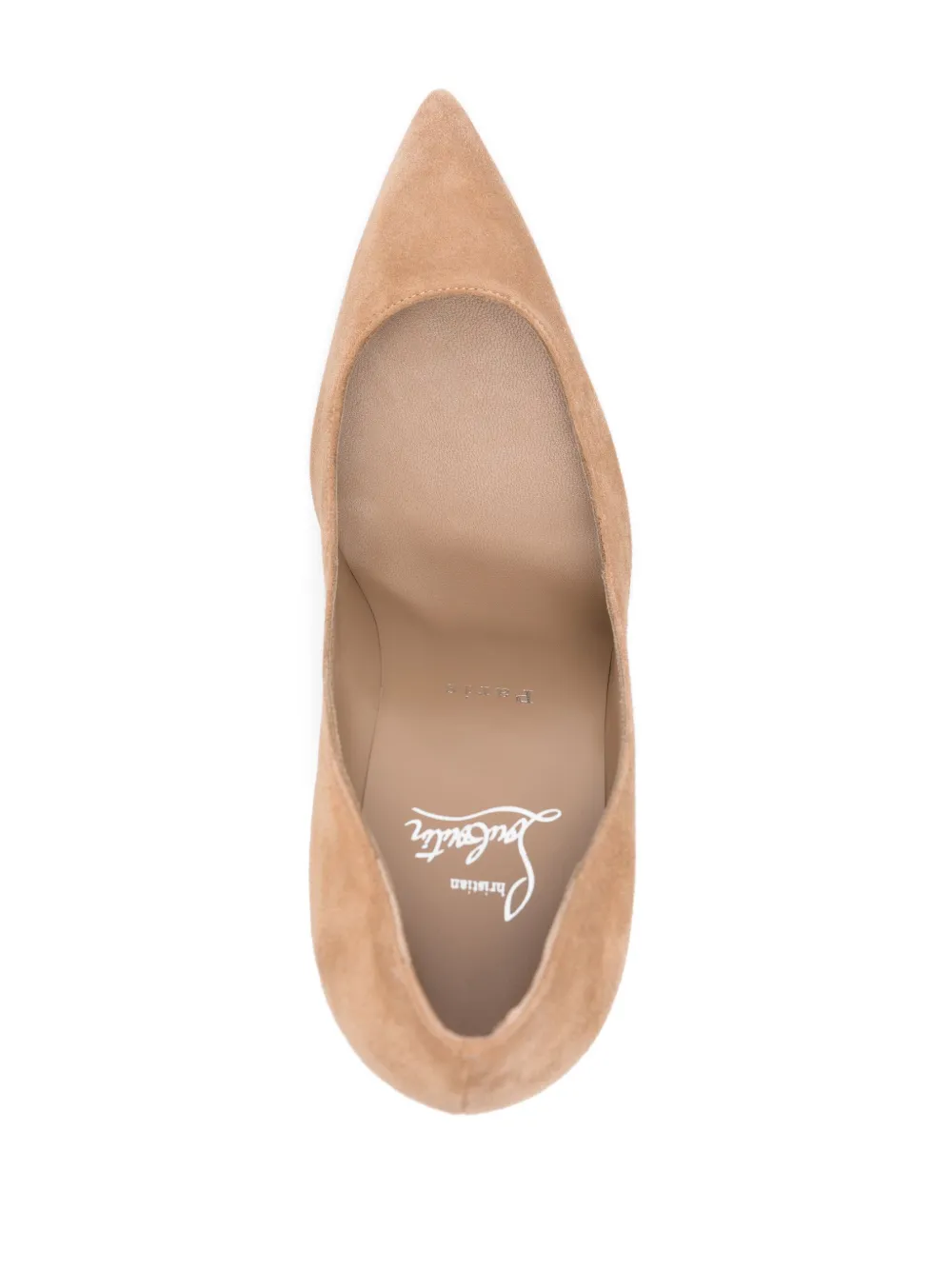 Туфли Kate 100 Christian Louboutin, коричневый — фото 4