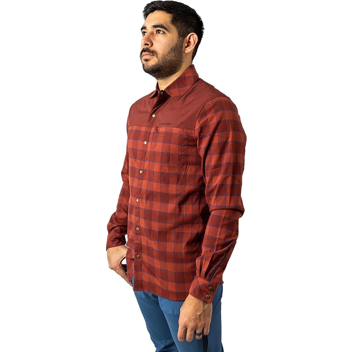 

Фланель maholo с длинными рукавами Club Ride Apparel, цвет auburn