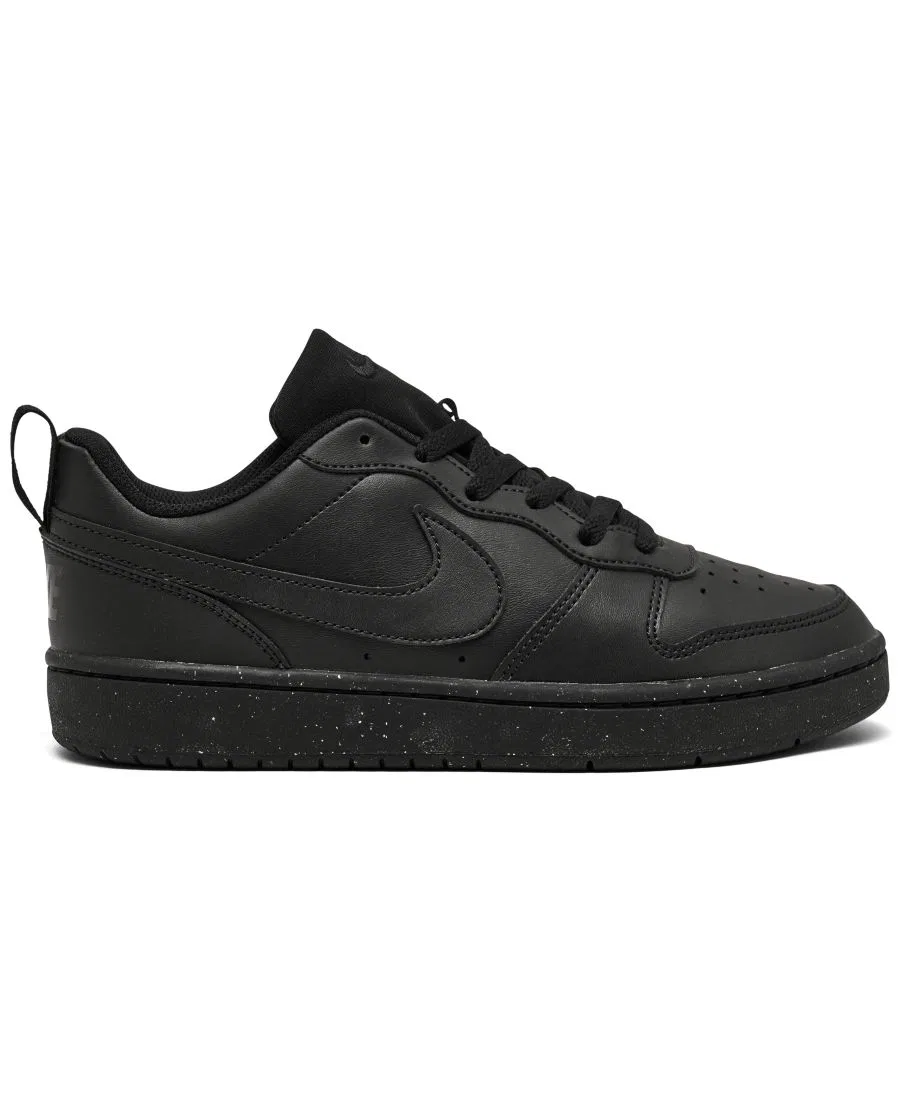 Детские повседневные кроссовки Big Kids Court Borough Low Recraft от Finish Line Nike, черный — фото 2