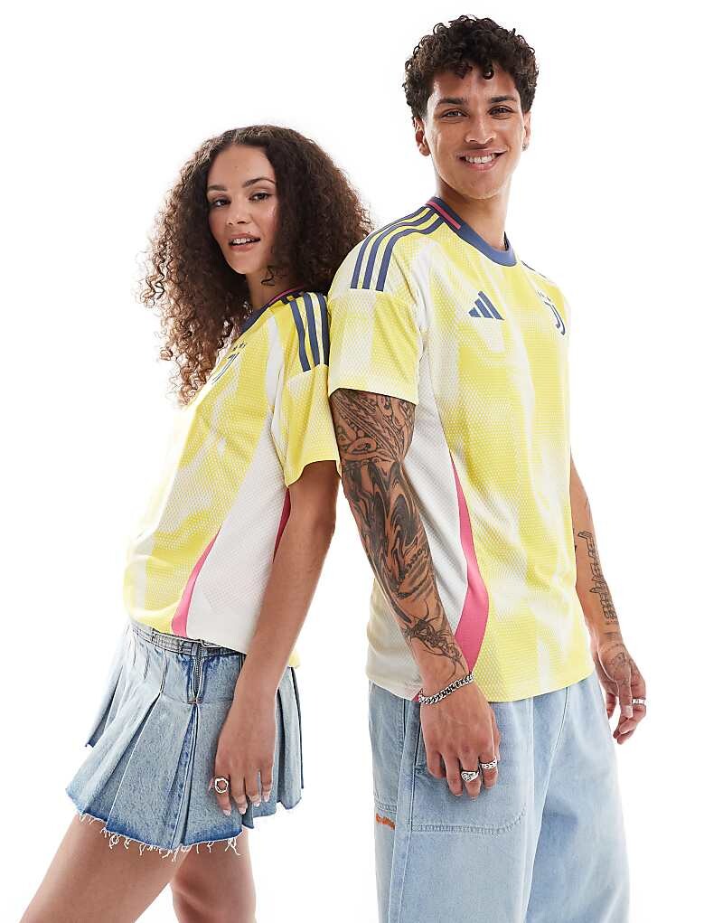 

adidas Football – Ювентус 24/25 На выезде – Желтая футбольная футболка