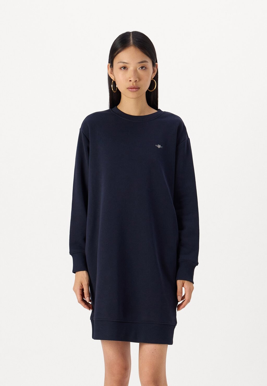 

Дневное платье SHIELD C-NECK DRESS GANT, темно-синий