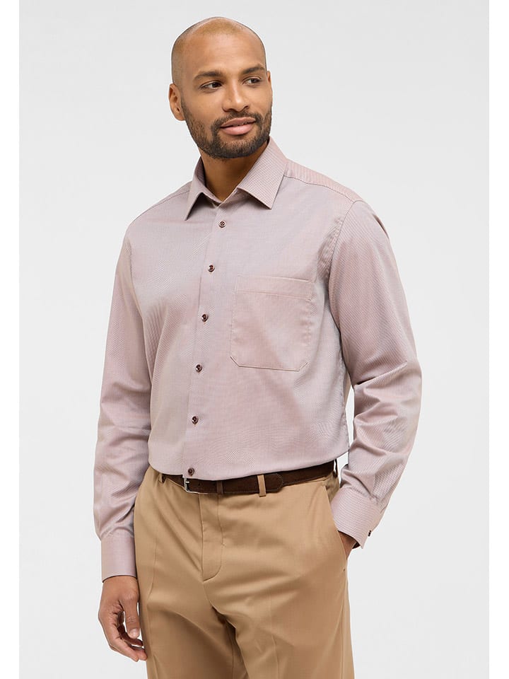 

Eterna Рубашка - удобный крой - бежевого цвета