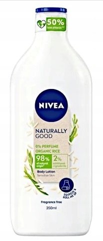 

Бальзам для тела Nivea Naturally Good Rice, натуральный увлажняющий, 350 мл