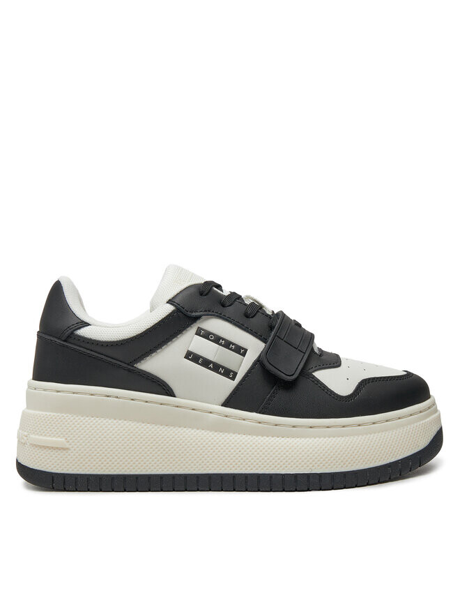 

Кроссовки Tommy Jeans Tjw Retro Basket Flatform Velcro, черный