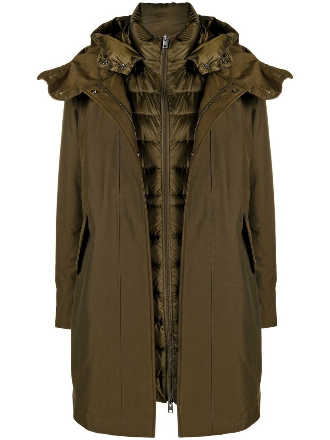 

Woolrich двусторонний пуховик, зеленый