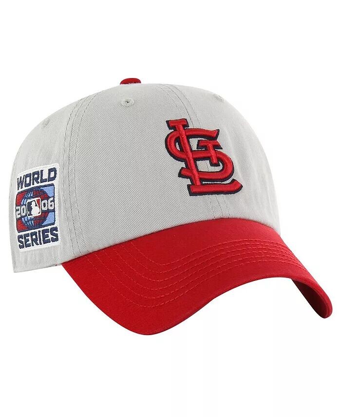 

Мужская серо-красная кепка St. Louis Cardinals Sure Shot Classic Franchise '47 Brand, серый