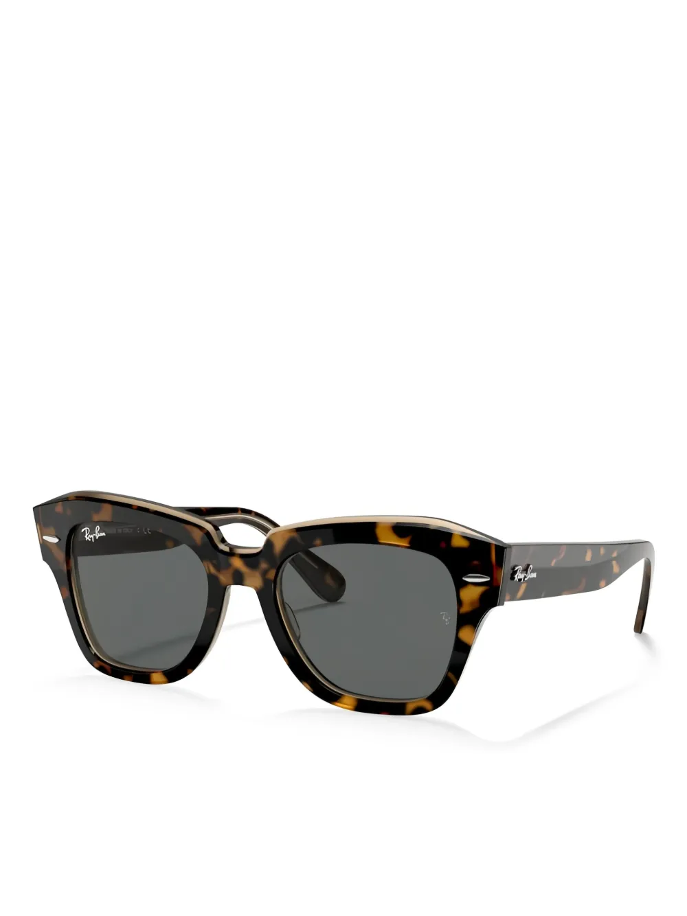 

Солнцезащитные очки с логотипом Ray-Ban, коричневый