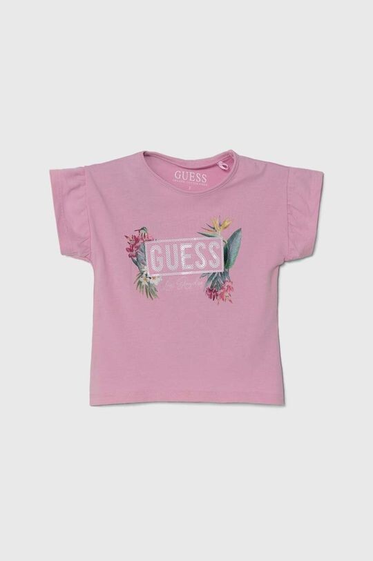 

Детская футболка Guess, розовый