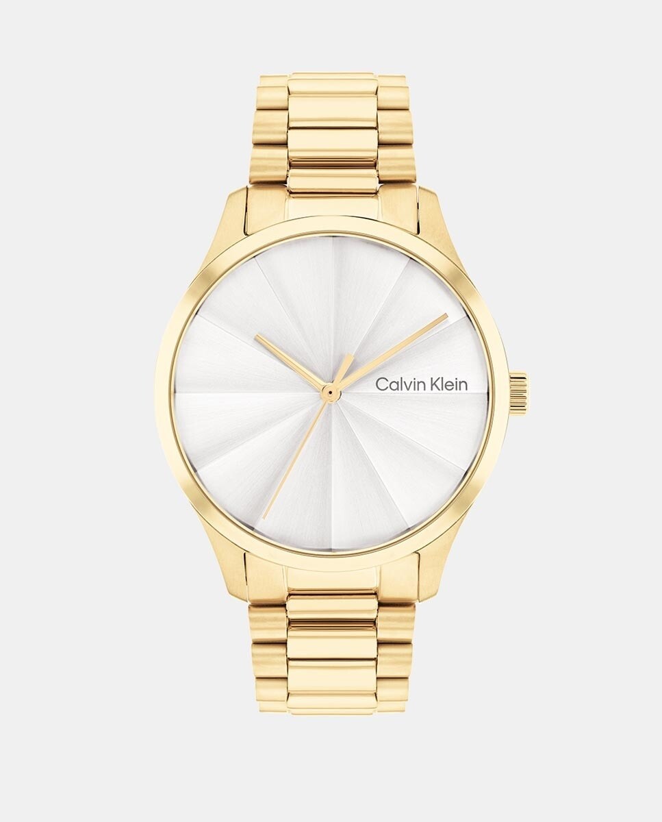 

Женские часы Burst 25200232 из золотой стали Calvin Klein, золотой