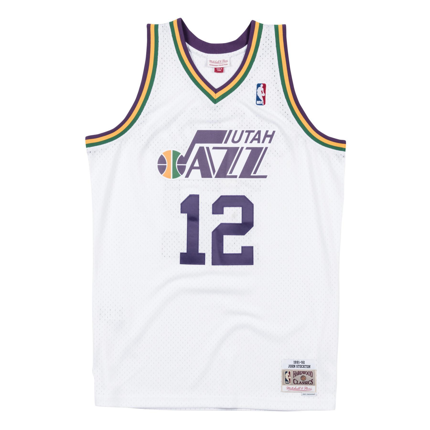 

Джерси NBA Swingman «Джаз 1991 Джон Стоктон» Mitchell Ness, белый