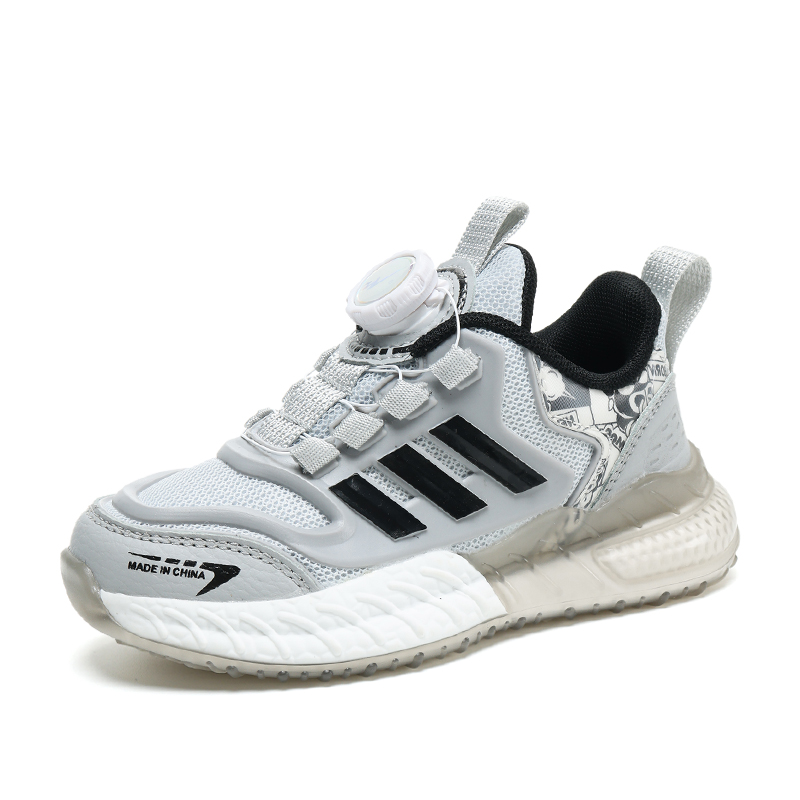 

Кроссовки для бега с противоскользящей амортизацией, износостойкими, дышащими и отскоковыми подошвами для детей Binary, черный