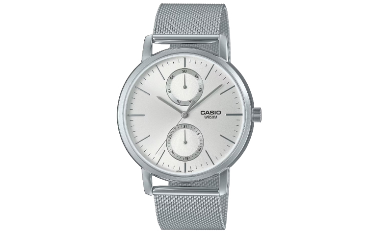 

Мужские классические наручные часы Silver MTP-B310M-7AV CASIO