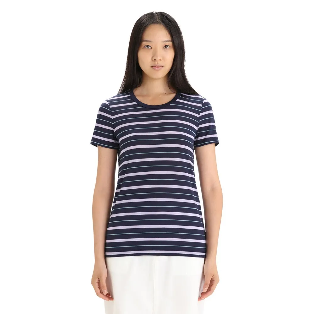 

Футболка с коротким рукавом Icebreaker Merino 125 Cool Lite Wave Stripe, синий
