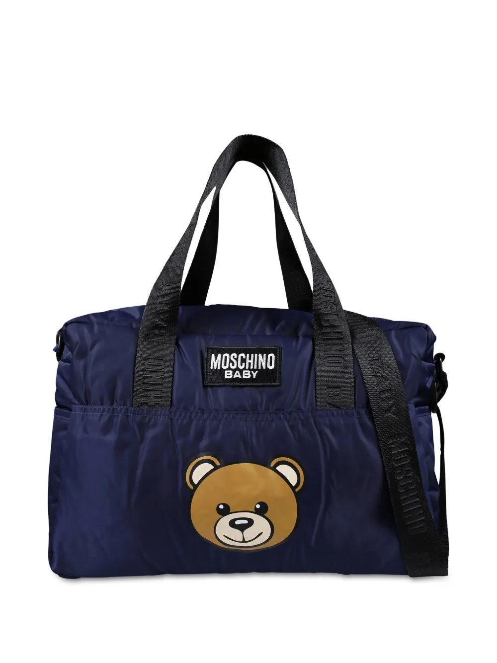 

Пеленальная сумка с принтом Teddy Bear Moschino Kids, синий