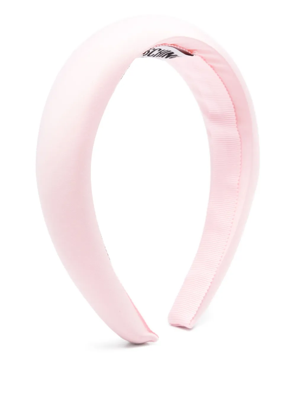 

Повязка на голову с вышитым логотипом Moschino Kids, розовый
