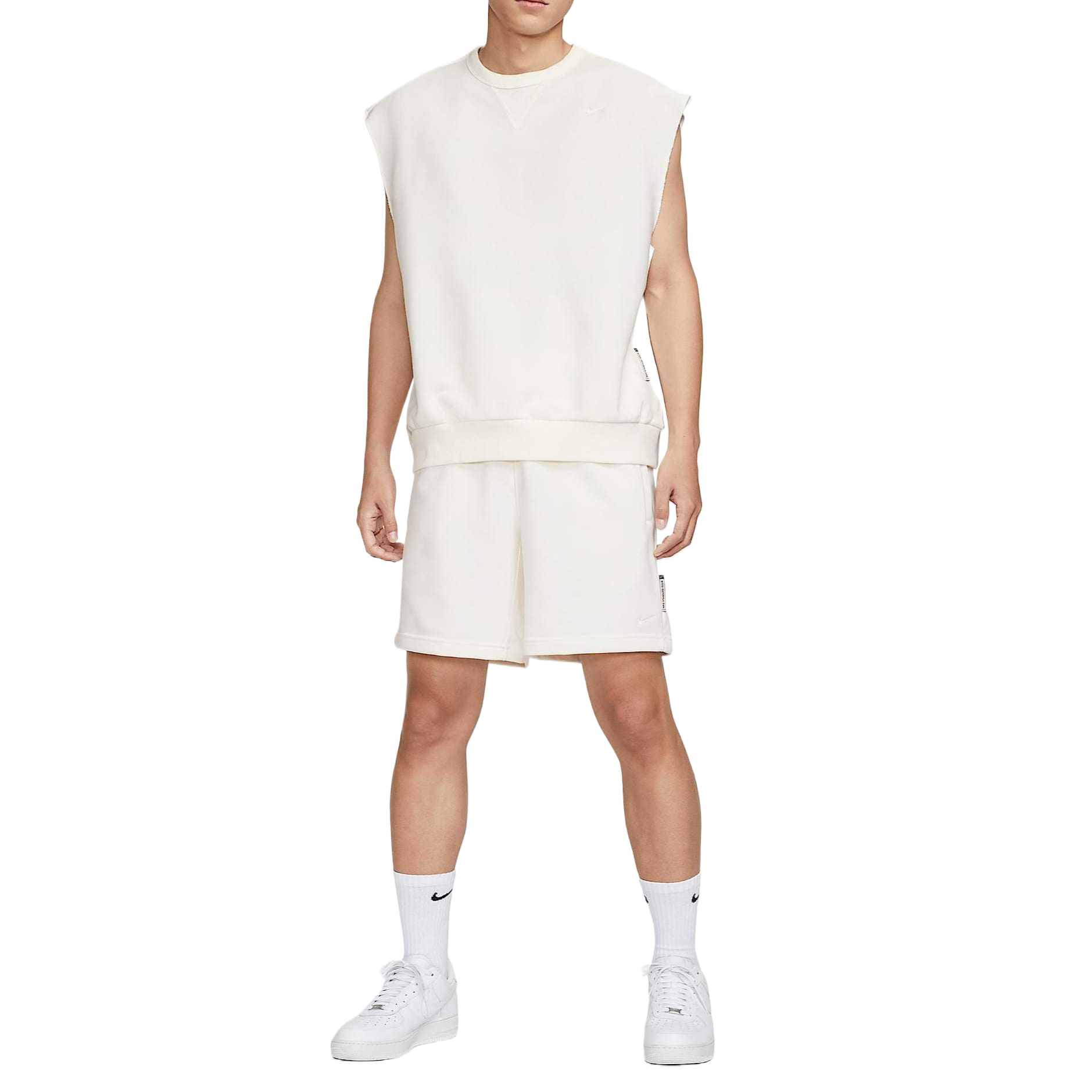 Nike Мужские баскетбольные шорты dri fit standard issue sail white — фото 2