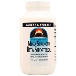 

Source Naturals Мега сильный бета ситостерин 240 таблеток