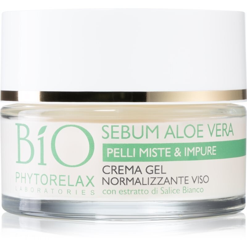 

Phytorelax Laboratories Bio Sebum Aloe Vera увлажняющий крем-гель для снижения жирности кожи 50 мл Inna Marka