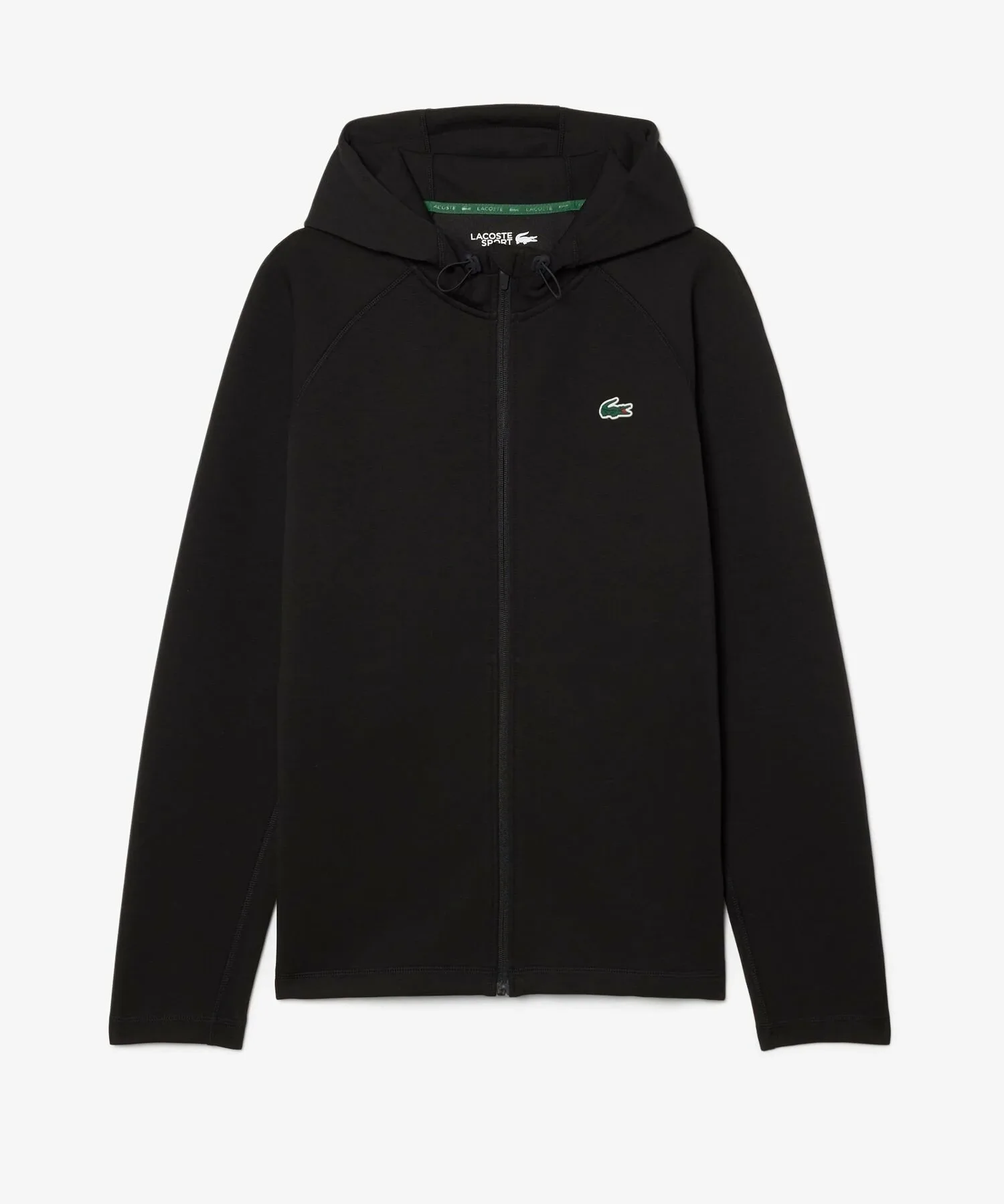 Двусторонняя толстовка на молнии LACOSTE, Black — фото 4