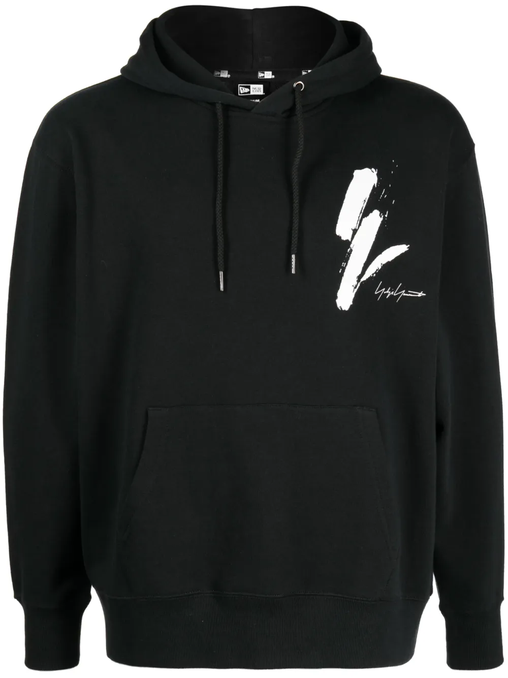 

Худи с логотипом из коллаборации с New Era Yohji Yamamoto, черный