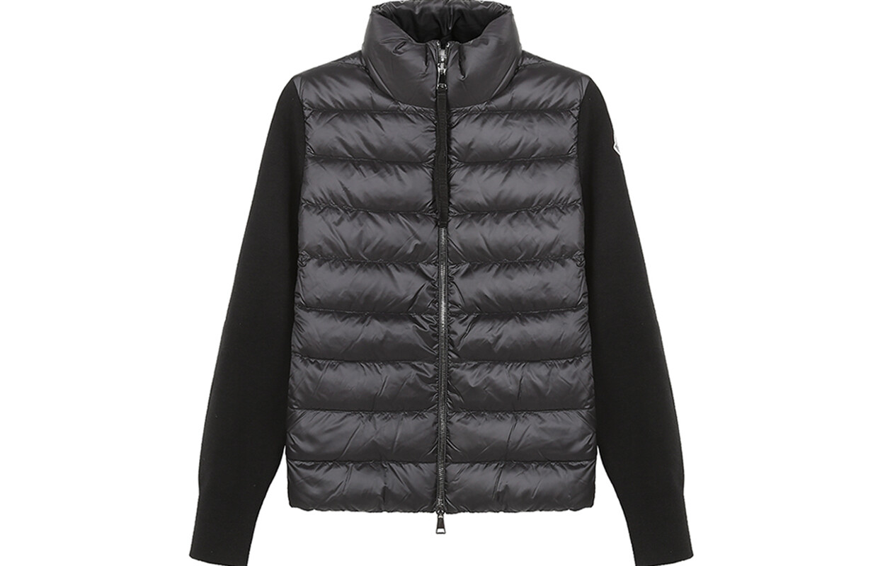

Пуховик женский черный Moncler
