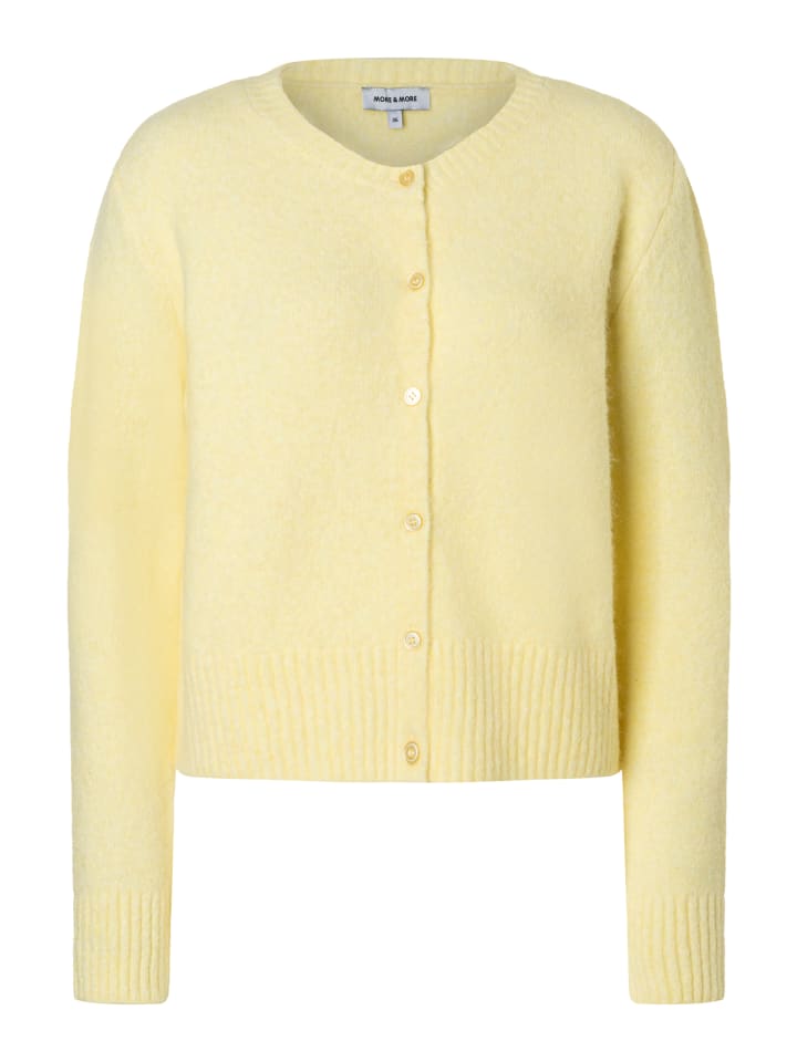 

пушистый мягкий кардиган в цвете ванильного крема More & More