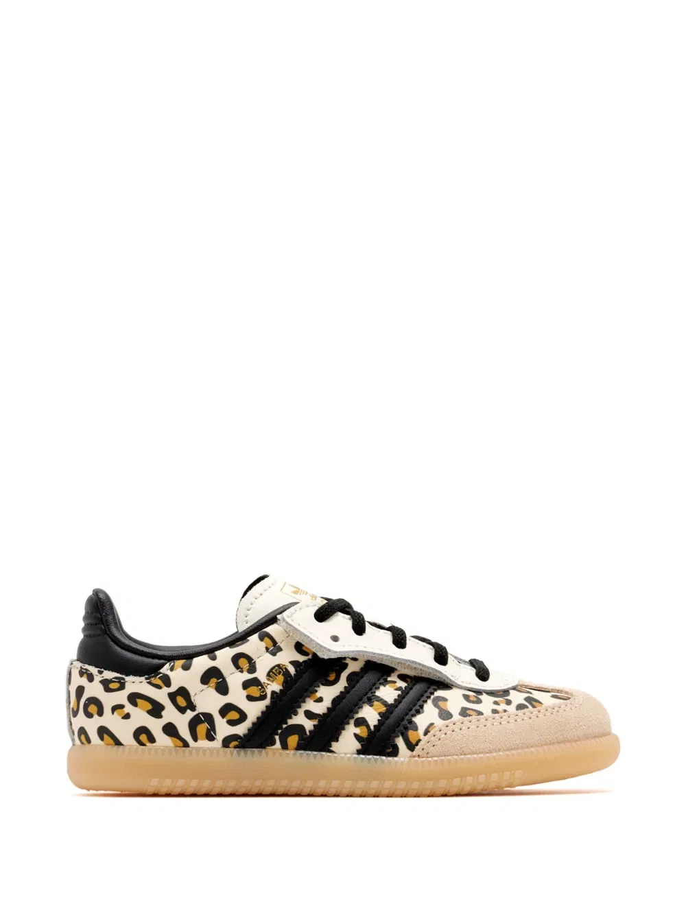 Кроссовки Samba с леопардовым принтом Adidas Kids, нейтральный