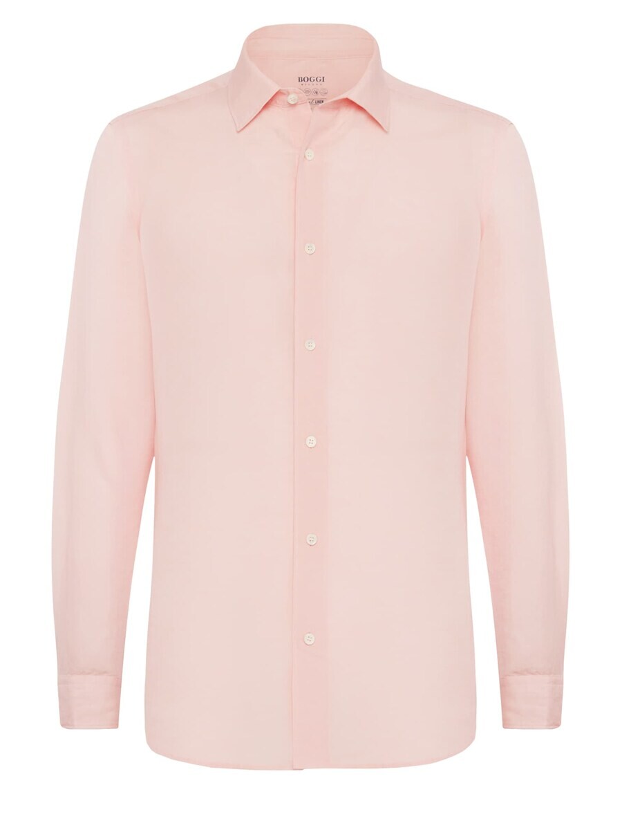 

Рубашка Boggi Milano Regular fit Button Up, светло-розовый