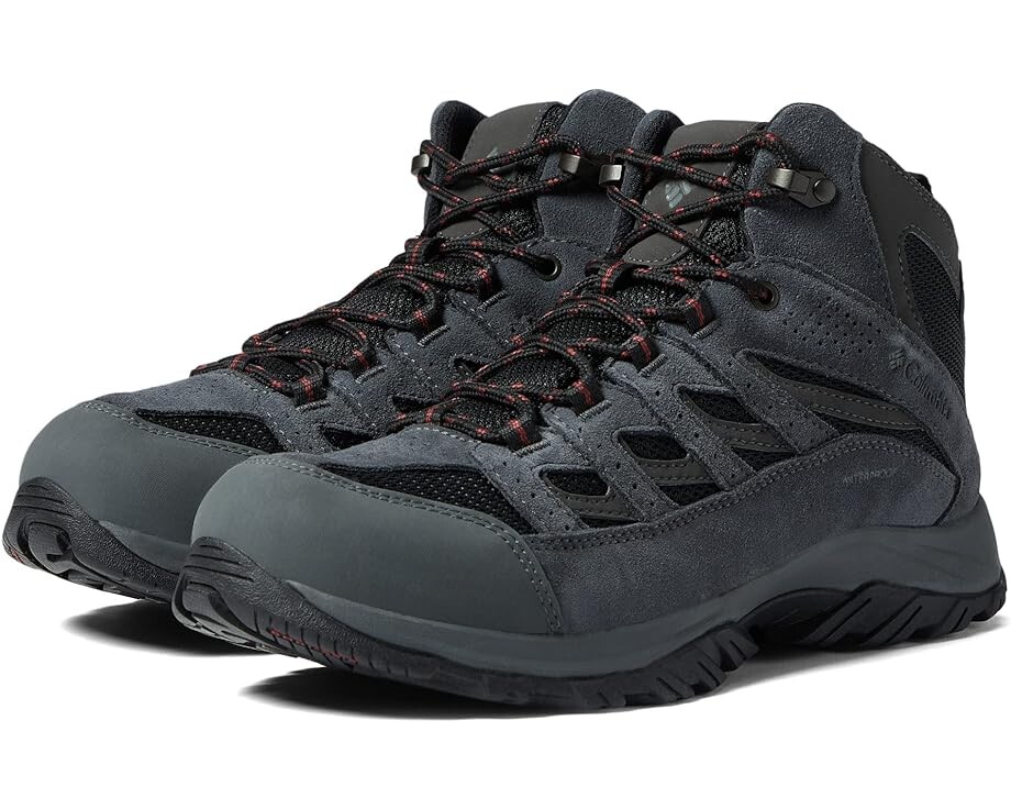 

Походная обувь Columbia Crestwood Mid Waterproof, цвет Black/Charcoal