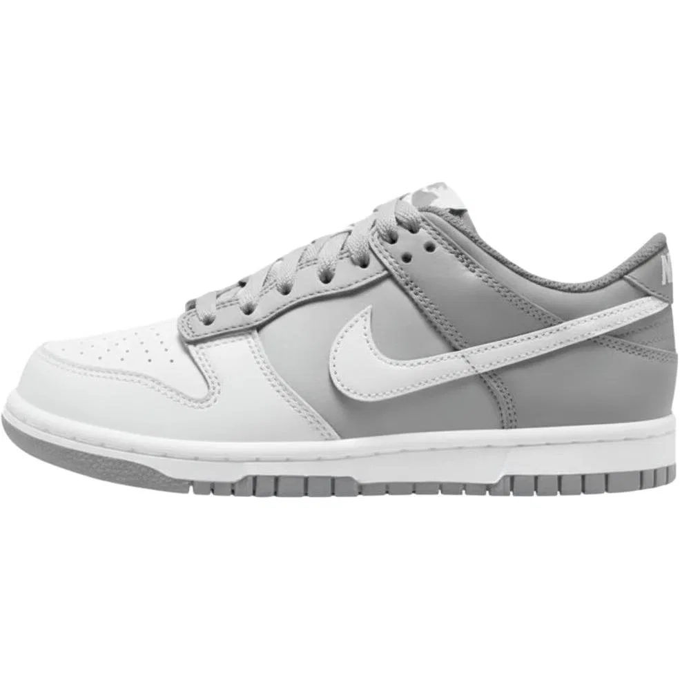 Кроссовки для скейтбординга Dunk Low top Kids' Skateboarding Shoes Gray Nike