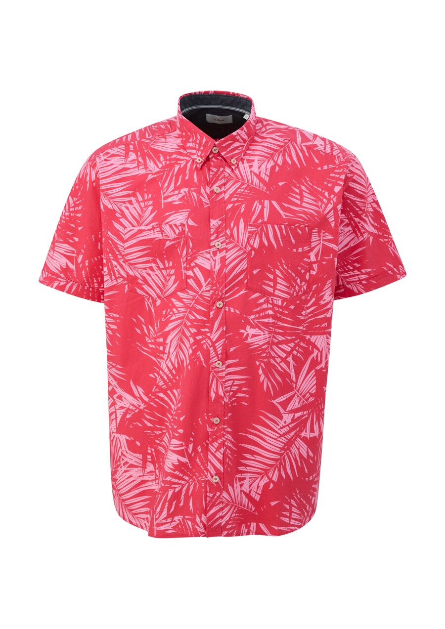 

Повседневная рубашка s.Oliver Slim fit Button Up Shirt, цвет grenadine