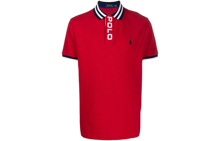 

Футболка поло мужская красная Polo Ralph Lauren