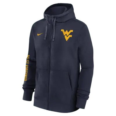 

Худи Nike West Virginia Mountaineers Sideline Team Issue, темно-синий
