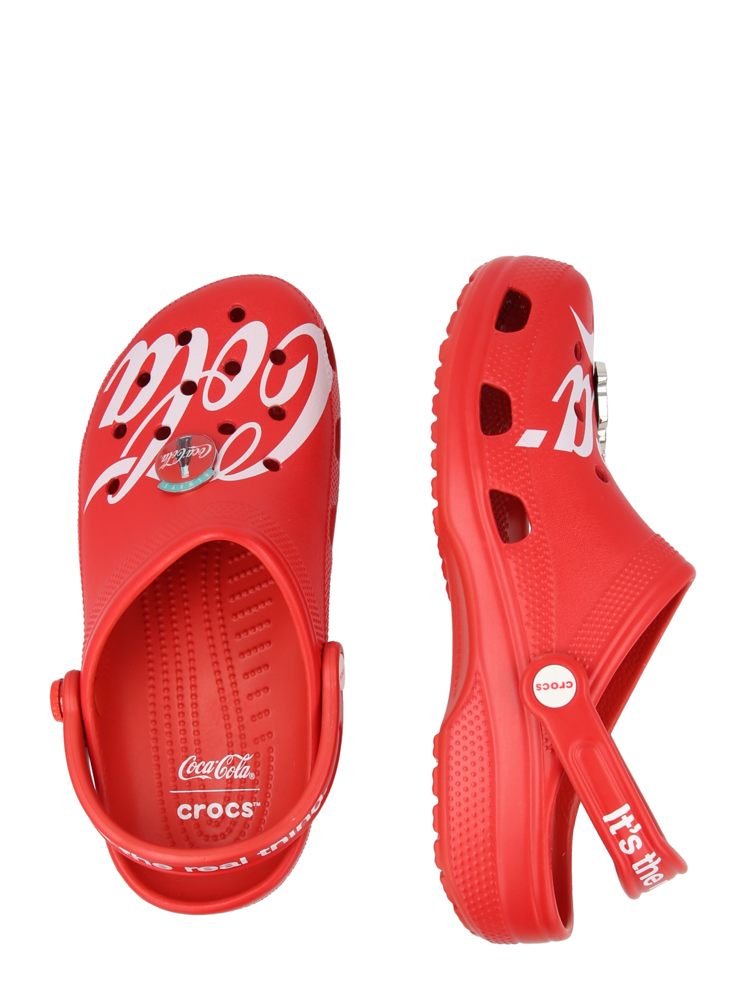 Crocs Классические сабо 'Coca Cola Cls' в красном цвете — фото 2