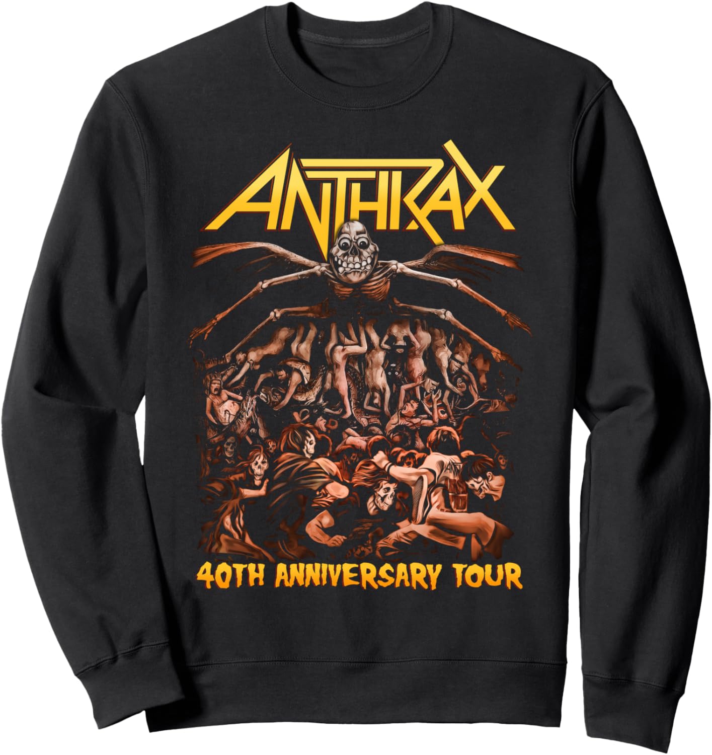 

Anthrax - Толстовка Death Rider, черная Anthrax Official, Черный, Anthrax - Толстовка Death Rider, черная Anthrax Official