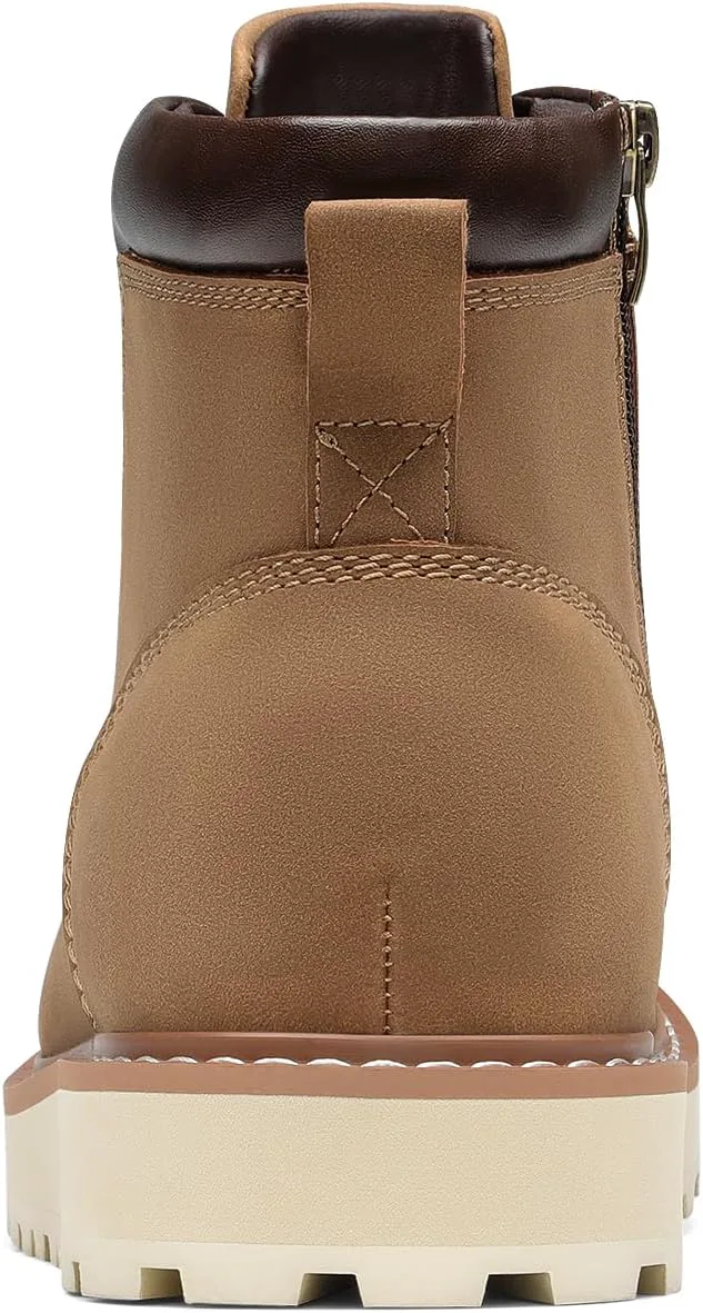 

Мужские ботинки Bruno Marc с открытым носком, мода, комфорт, повседневные ботинки на танкетке, коричневый