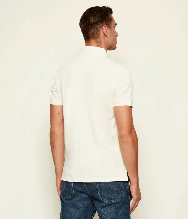 Полюс slim fit Tommy Hilfiger, кремовый — фото 3