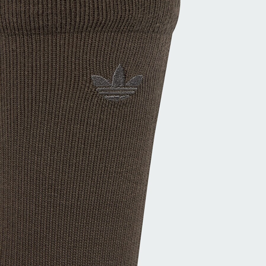 Носки ADIDAS ORIGINALS Two-toned Crew 2 Pairs, Taupe/Muddy colored — фото 3