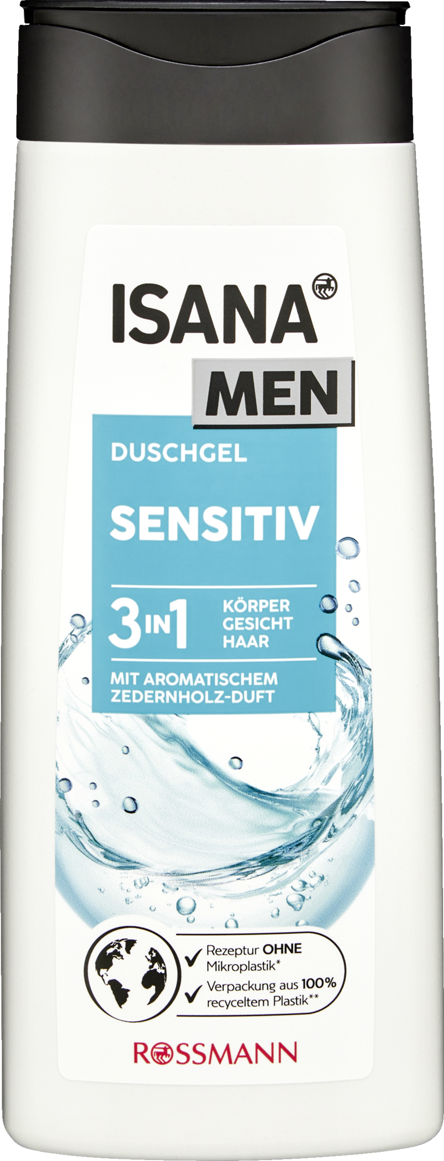 

Гель для душа ISANA MEN 3in1 Duschgel sensitiv
