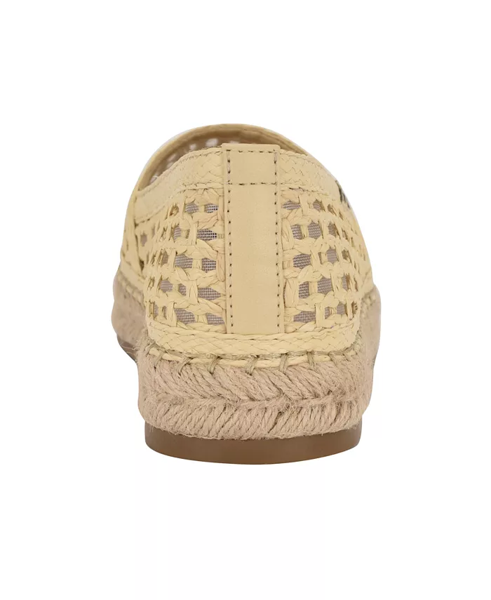 Женские эспадрильи Presley Woven Slip-On Calvin Klein, коричневый/бежевый — фото 3