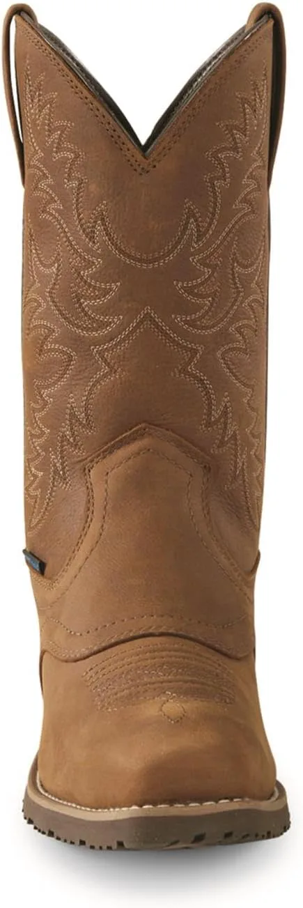 Мужские западные сапоги Ariat Hybrid Roughstock с квадратным носком, коричневый — фото 3