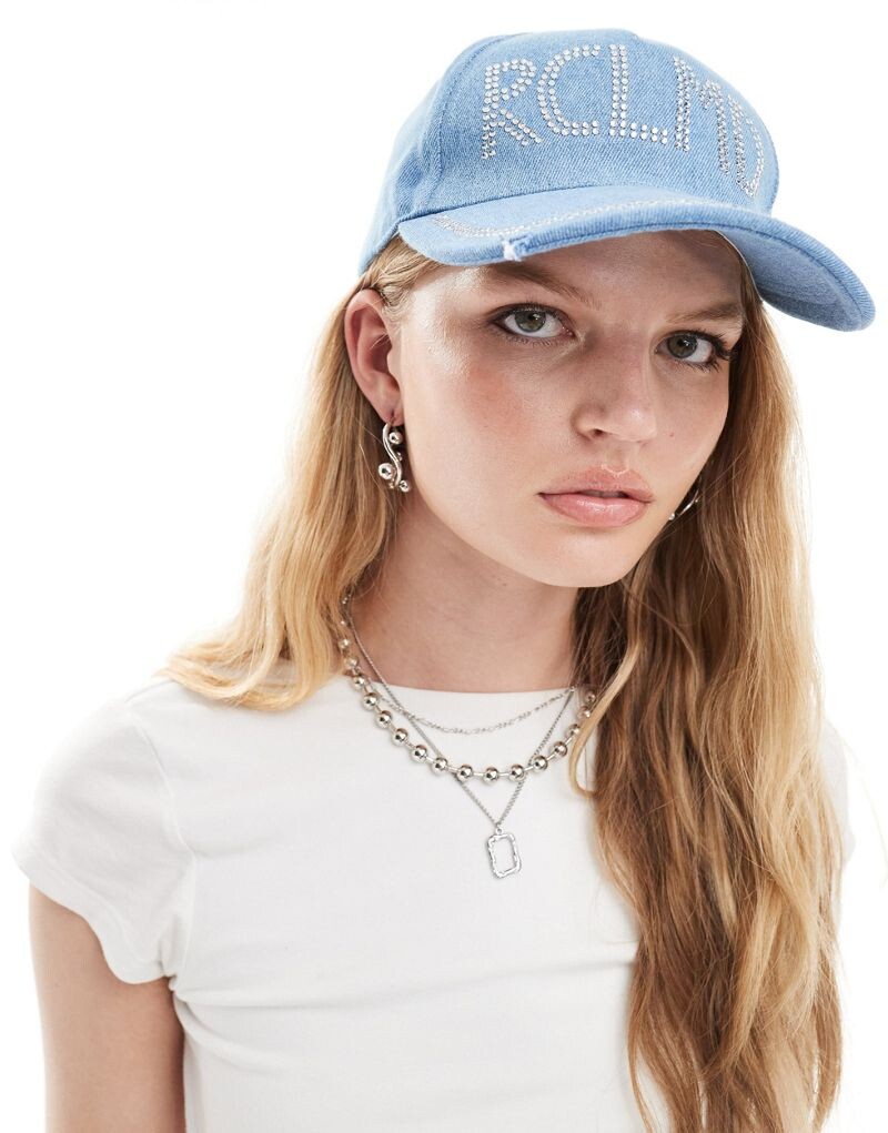 

Reclaimed Vintage – Cowgirl – Джинсовая бейсболка со стразами