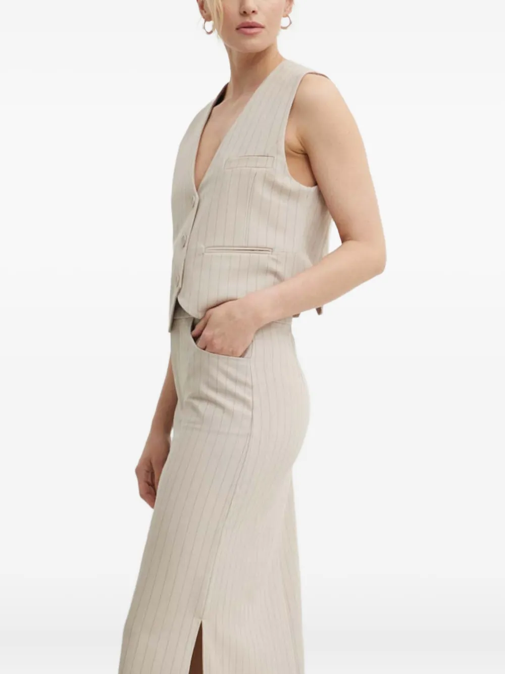 

Жилет в полоску JoelleGZ Gestuz, нейтральный