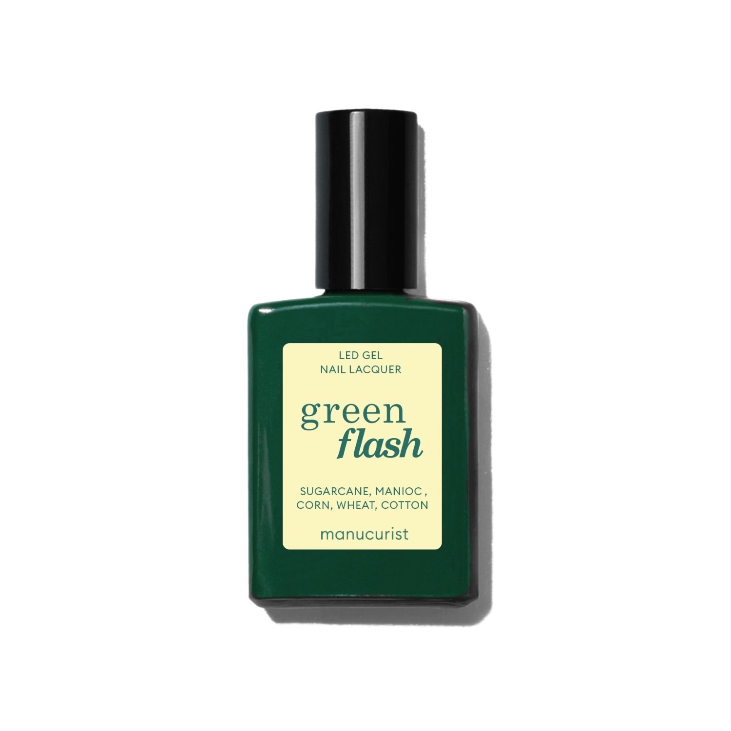 

Лак для ногтей green flash led gel Manucurist, mimosa, объем 15 мл