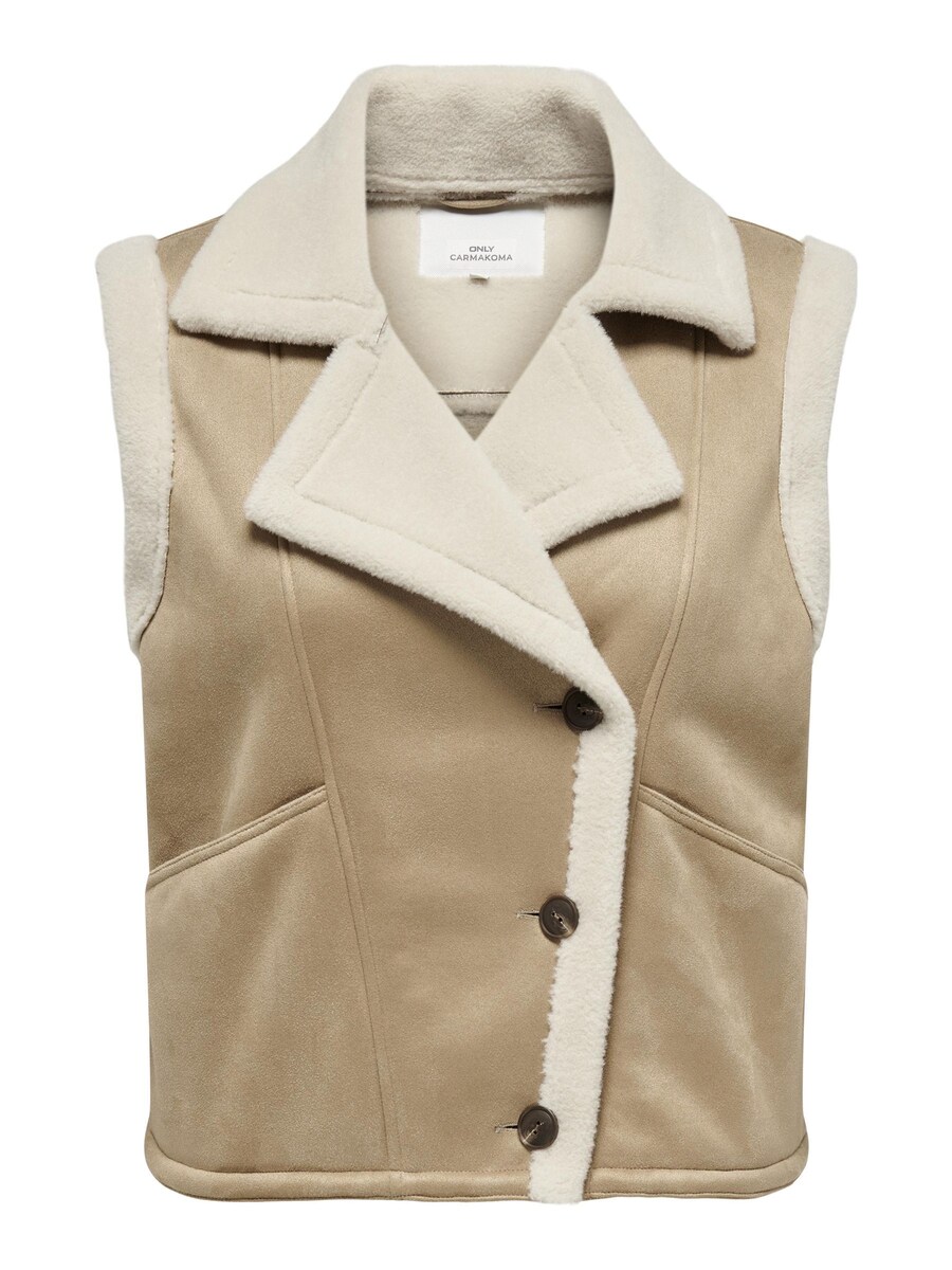 

Жилет ONLY Carmakoma Vest, бежевый