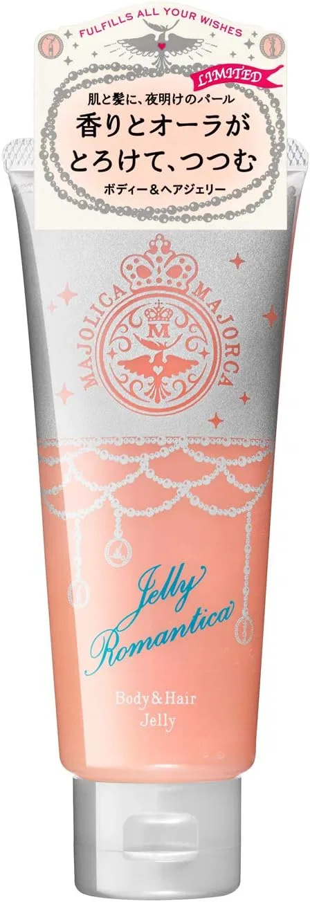 Крем для тела и волос Majolica Majorca Jerry Romantica с ароматом розы и жемчужным блеском, 100 г — фото 2