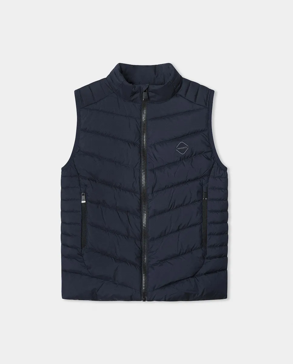 

Детский утепленный жилет Hackett, темно-синий