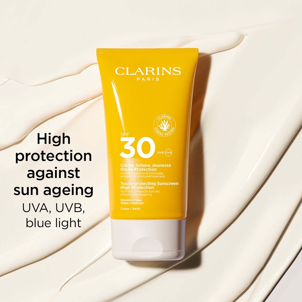 Солнцезащитный крем для тела spf30 солнцезащитный крем spf 30 Clarins, 150 мл — фото 2